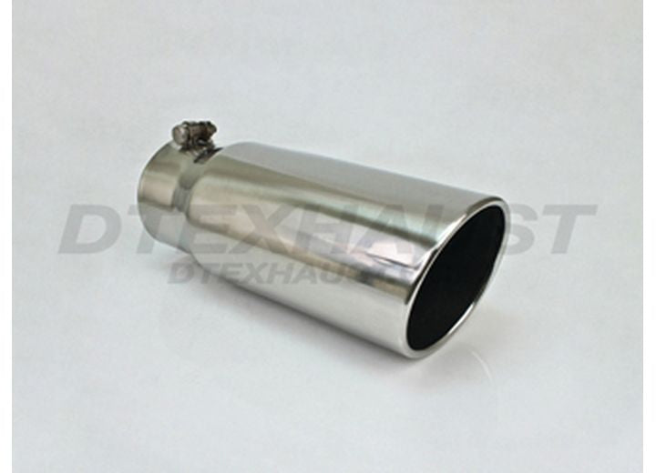 Different Trends BOLT-ON 6.00IN ROLLED SLANT DIESEL EXHAUST TIP Stainless Steel