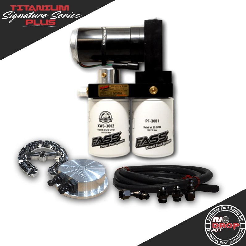 FASS NDTSPF17290F240G No-Drop Kit Titanium Series Plus 240GPH Fuel System & Sump