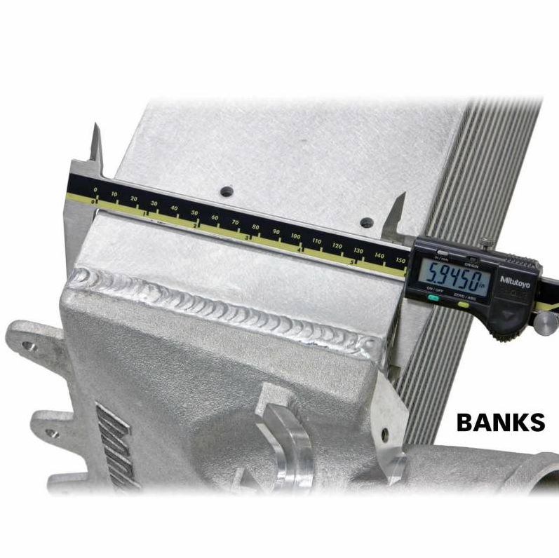 BANKS POWER 25989 RAW TECHNI-COOLER INTERCOOLER SYSTEM 2013-2018 Dodge 6.7L