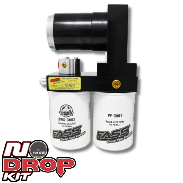 FASS NO-DROP KIT TITANIUM SERIES 100GPH FUEL SYSTEM & SUMP NDTSC10100G | 2001-2010 Duramax 6.6L LB7/LLY/LBZ/LMM