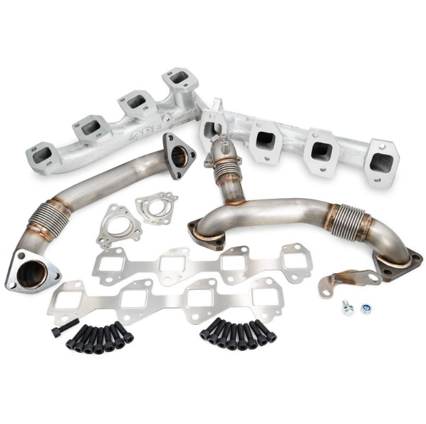 PPE HIGH-FLOW EXHAUST MANIFOLDS WITH UP-PIPES 116112000 | 2011-2016 6.6L Duramax LML