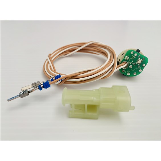 Fish Tuning 2-Pin Tan/White Fuel Temp for EZ LYNK®/SCT - 11-14 Ford Powerstroke
