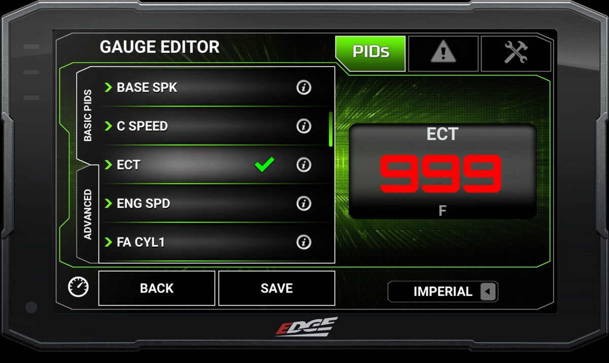 Edge Products Insight CTS4 Digital Gauge Monitor 84130-4 | Fits Most 1996+ OBDII Vehicles