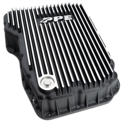 PPE Heavy-Duty Cast Aluminum Flat Bottom 68RFE Transmission Pan 228052100/228052110/228052120 | 2007.5-2024 Cummins 6.7L