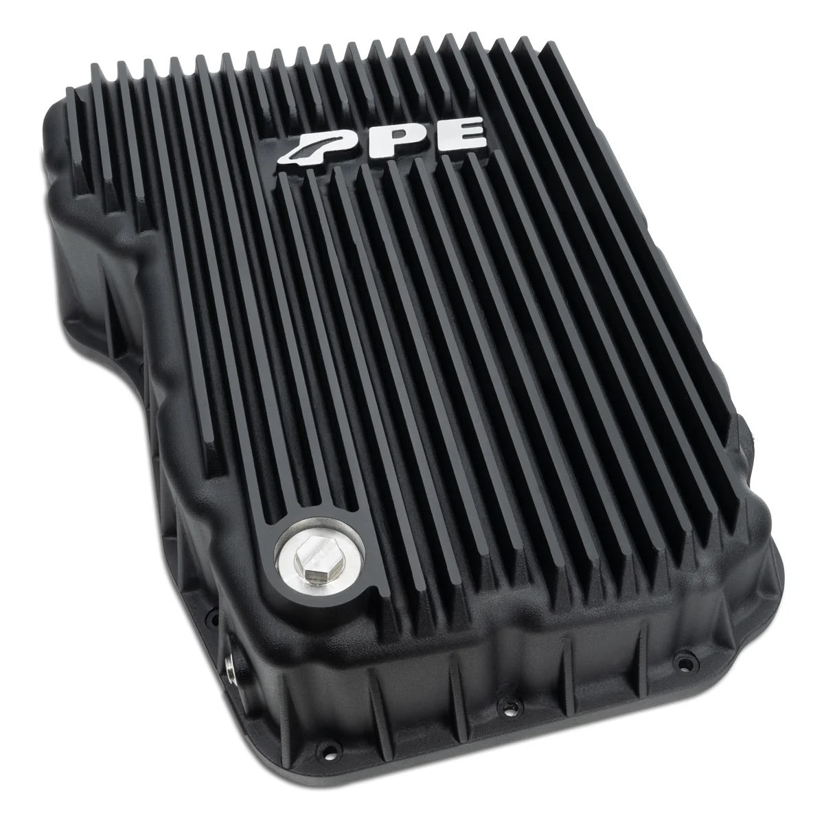 PPE Heavy-Duty Cast Aluminum Flat Bottom 68RFE Transmission Pan 228052100/228052110/228052120 | 2007.5-2024 Cummins 6.7L