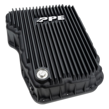 PPE Heavy-Duty Cast Aluminum Flat Bottom 68RFE Transmission Pan 228052100/228052110/228052120 | 2007.5-2024 Cummins 6.7L