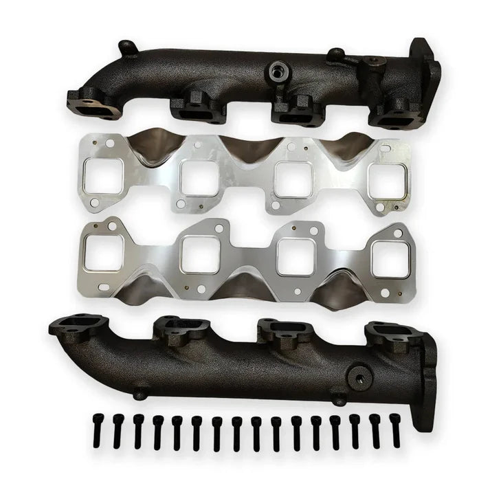 Dieselr High Flow Exhaust Manifold w/o EGR Provision - Pair 255-04604 | 2017–2026 Duramax L5P