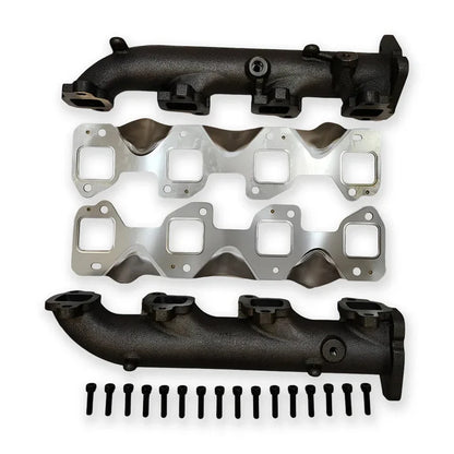 Dieselr High Flow Exhaust Manifold w/o EGR Provision - Pair 255-04604 | 2017–2026 Duramax L5P