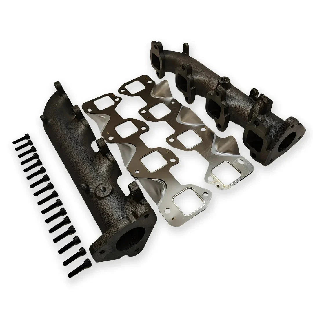 Dieselr High Flow Exhaust Manifold w/o EGR Provision - Pair 255-04604 | 2017–2026 Duramax L5P