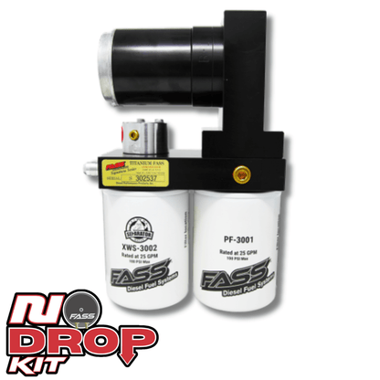 FASS No-Drop Kit Titanium Signature Series Plus 220GPH Fuel System & Sump NDTSPC13250F220G | 2017-2019 Duramax 6.6L L5P