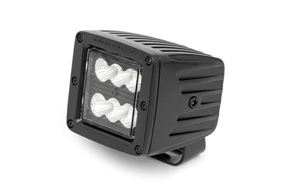 Rough Country Black Series LED Light Pair - 2-inch Square