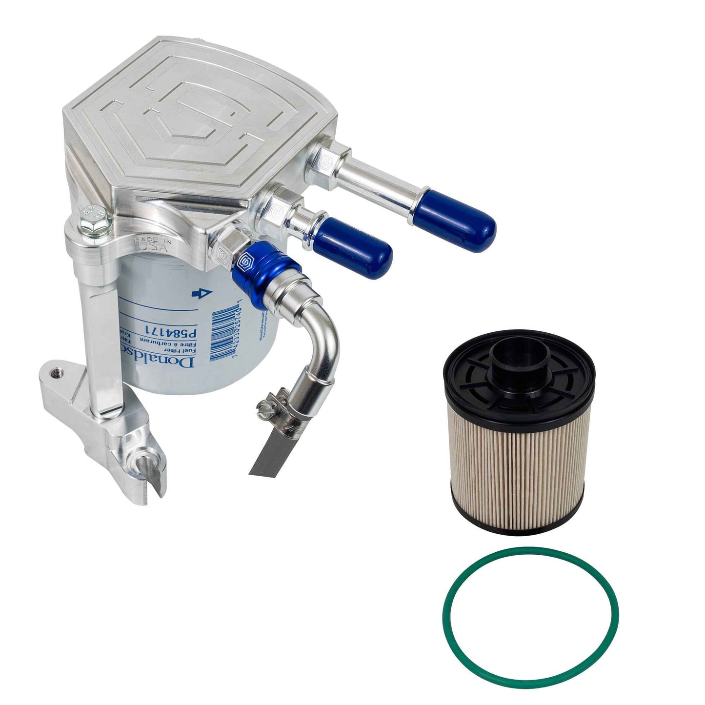 S&S Diesel Ford Fuel Leak Prevention Kit Plus (Chassis-Mounted Fuel Filter) 6.7F11-LPK-PLUS | 2011-2016 6.7L Powerstroke
