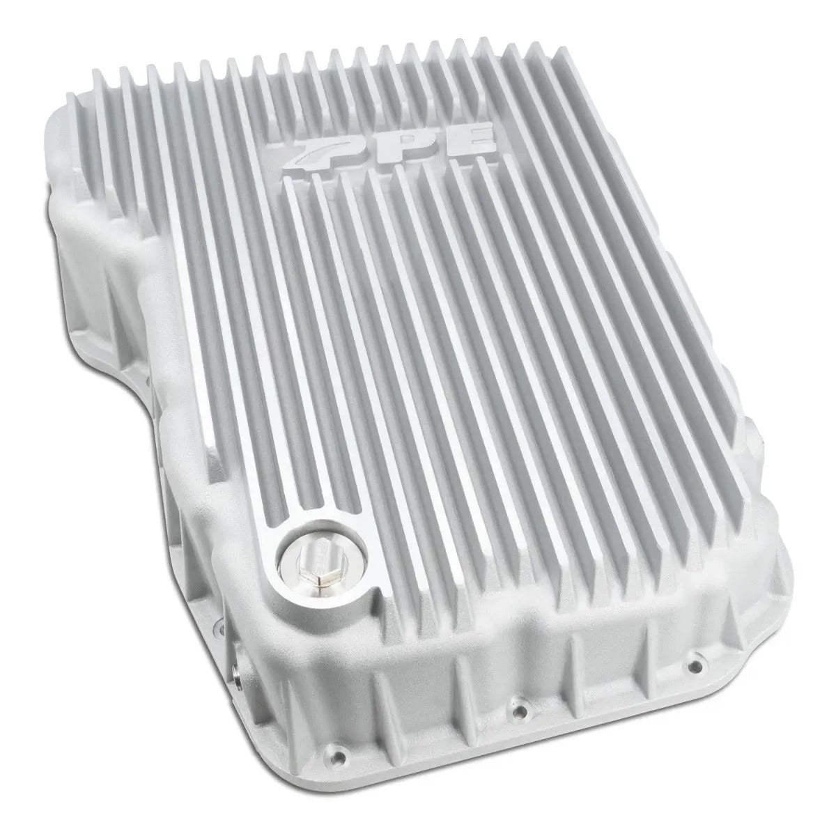 PPE Heavy-Duty Cast Aluminum Flat Bottom 68RFE Transmission Pan 228052100/228052110/228052120 | 2007.5-2024 Cummins 6.7L