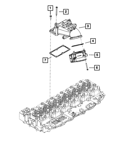Throttle Body Gasket - Mopar (68005256AA)