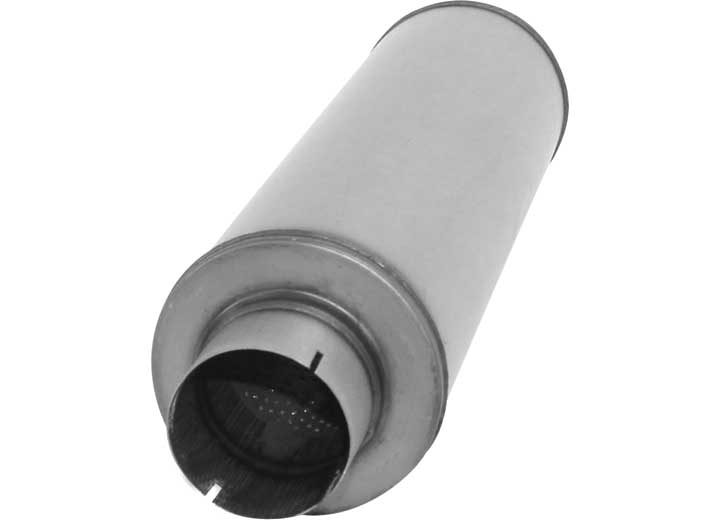 AP Exhaust MUFFLER XS2772 | XLERATOR ROUND 4IN ID/OD C/C 30IN OAL Stainless Steel