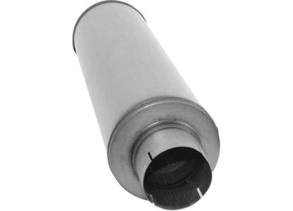 AP Exhaust MUFFLER XS2772 | XLERATOR ROUND 4IN ID/OD C/C 30IN OAL Stainless Steel