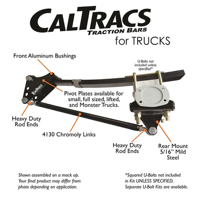 CalTracs Traction Bars 5510 | 2003-2010 Cummins 5.9L/6.7L