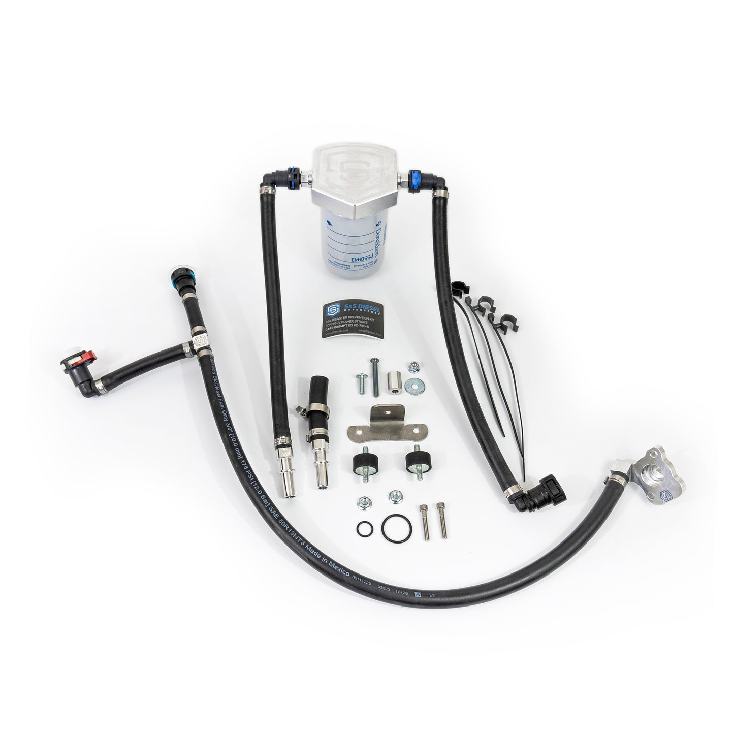 S&S DIESEL GEN2.1 CP4 DISASTER PREVENTION BYPASS KIT CP4-6.7F-BP-G2.1 | 2011-2026 Powerstroke 6.7L