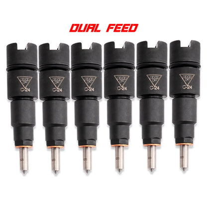 Dodge 98.5-02 24v Custom Dual Feed Injector Set Dynomite Diesel | 1998.5-2002 Cummins 5.9L