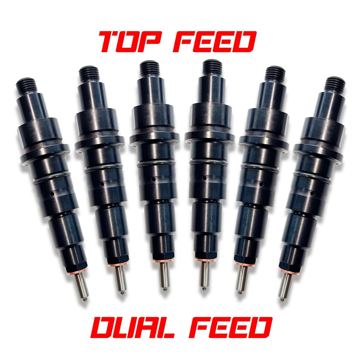 Cummins 24v Custom Top Feed/ Dual Feed Injector Set Dynomite Diesel | 1998.5-2002 Cummins 5.9L