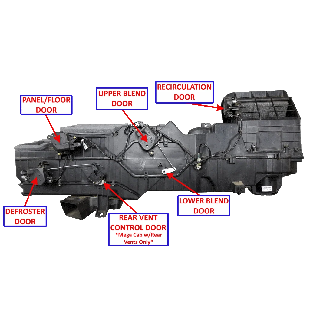 Blend Door USA 3rd Gen Cummins Complete Repair Kit | 2002-2009 5.9L/6.7L Cummins