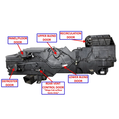 Blend Door USA 3rd Gen Cummins Complete Repair Kit | 2002-2009 5.9L/6.7L Cummins