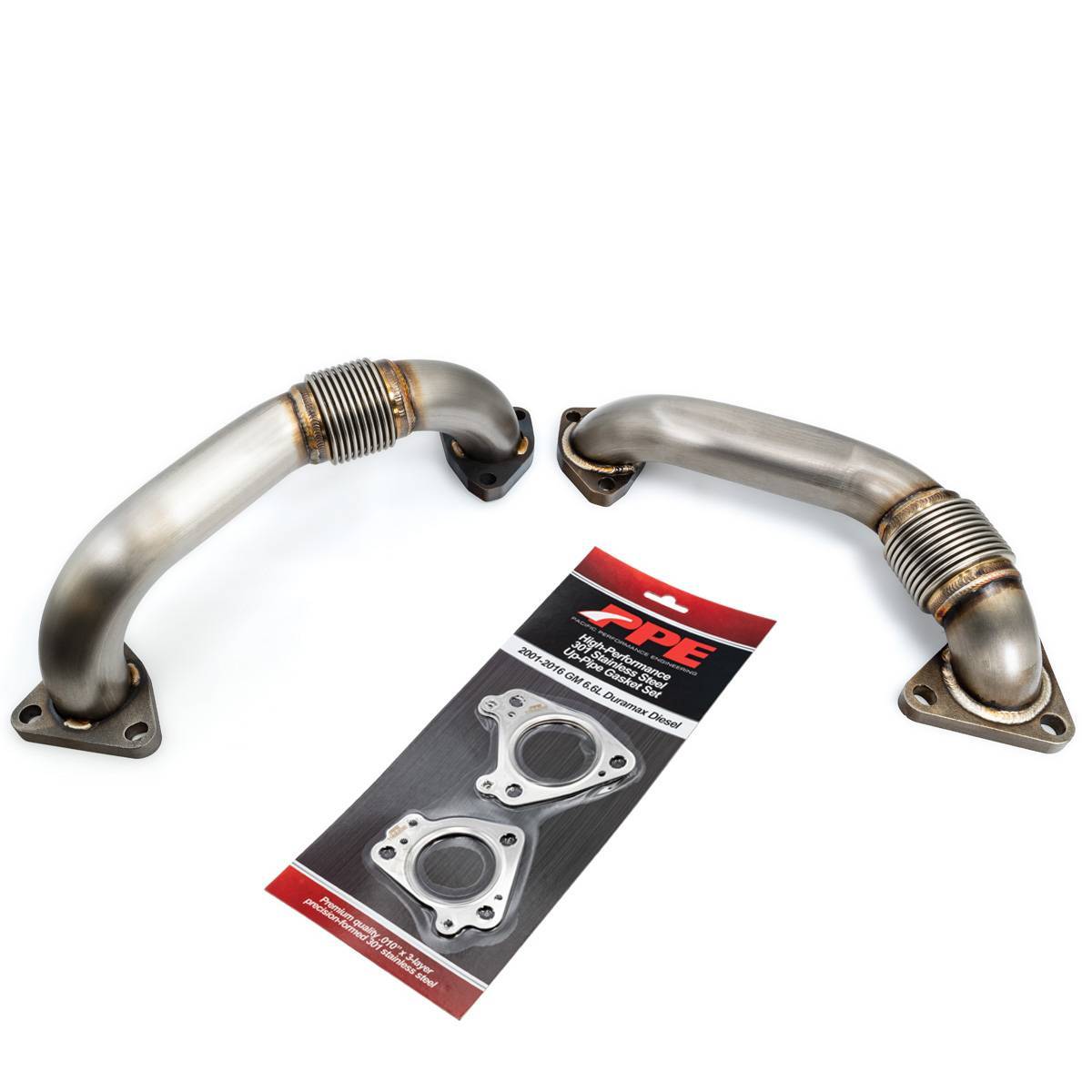 PPE OEM Length Replacement High Flow Up-Pipe Kit 116120000 | 2001-2004 Duramax 6.6L LB7