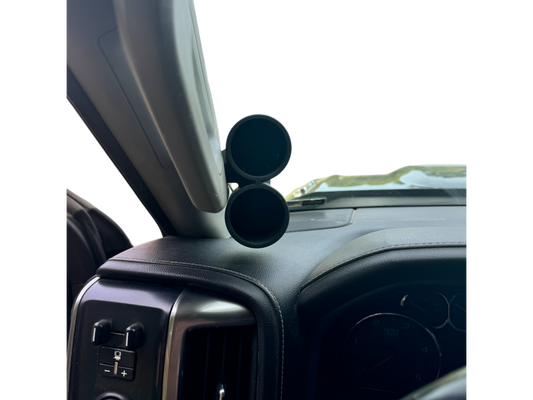 2015-2019 GM 2500/3500HD 52MM Dual Gauge Mount - WWM Performance