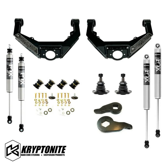 Kryptonite Stage 3 Leveling Kit With Fox Shocks KR10STAGE3FOX | 2001-2010 Duramax 6.6L LB7,LLY,LBZ,LMM - WWM Performance