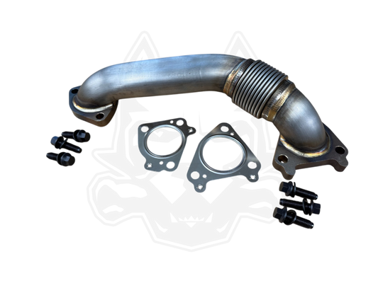 DogBone LB7 Passenger Side Turbocharger Up-Pipe - WWM Performance