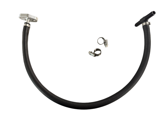 Jr's Garage Turbo Coolant Fitting Assembly JRS-1719-L5P-TCFA-Raw | 2017-2019 6.6L Duramax L5P