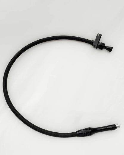 Flyin' Diesel Locking Flexible Transmission Dipstick for 47/48RE - Black FD-48REBL | 1996-2007 Cummins 5.9L