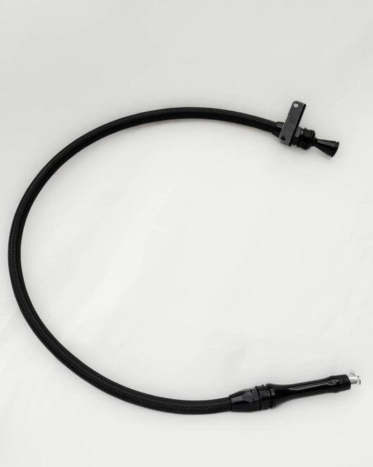 Flyin' Diesel Locking Flexible Transmission Dipstick for 47/48RE - Black FD-48REBL | 1996-2007 Cummins 5.9L - WWM Performance