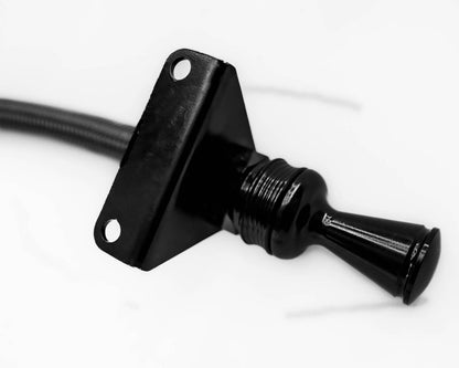Flyin' Diesel Locking Flexible Transmission Dipstick for 47/48RE - Black FD-48REBL | 1996-2007 Cummins 5.9L