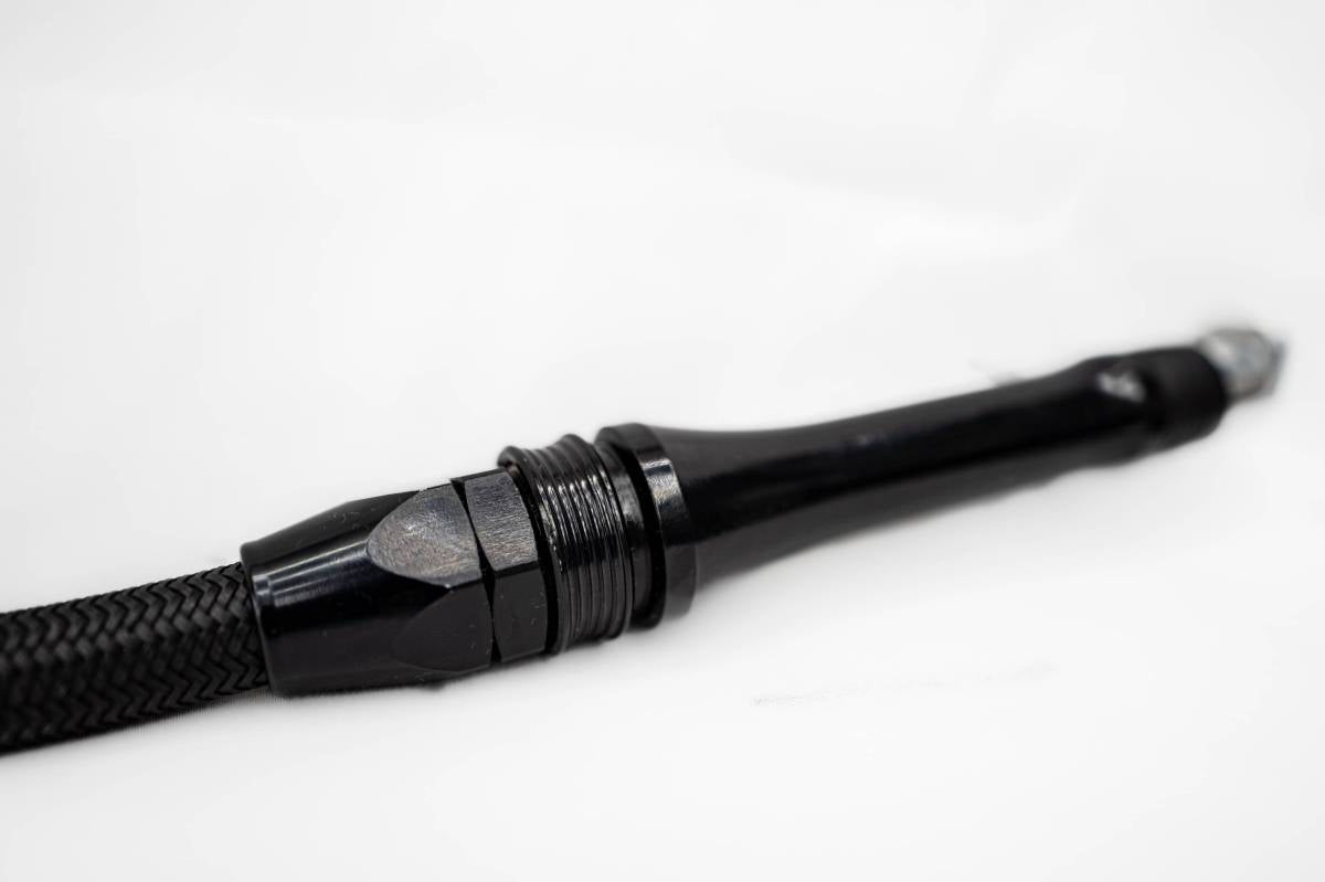 Flyin' Diesel Locking Flexible Transmission Dipstick for 47/48RE - Black FD-48REBL | 1996-2007 Cummins 5.9L