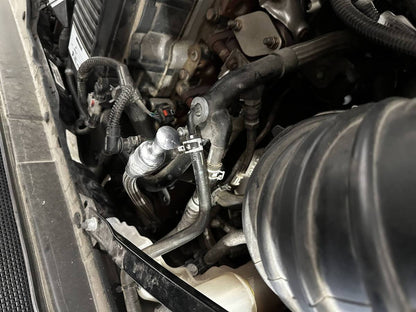 Flyin' Diesel 42" Anchor-tight Locking Firewall Trans Dipstick for 68RFE - Black FD-68RFEBL | 2007.5-2024 Cummins 6.7L