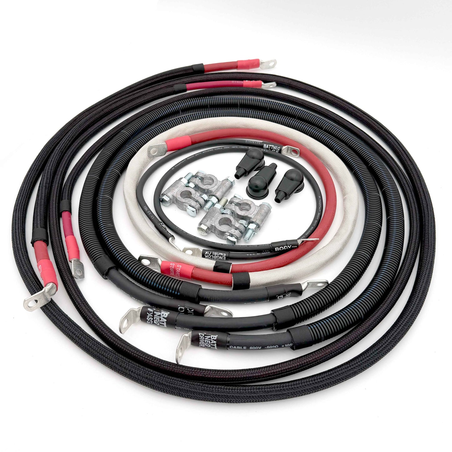 Ford Power Stroke 6.7 Diesel - F250/F350 Battery Cable Kit (2011-2016)