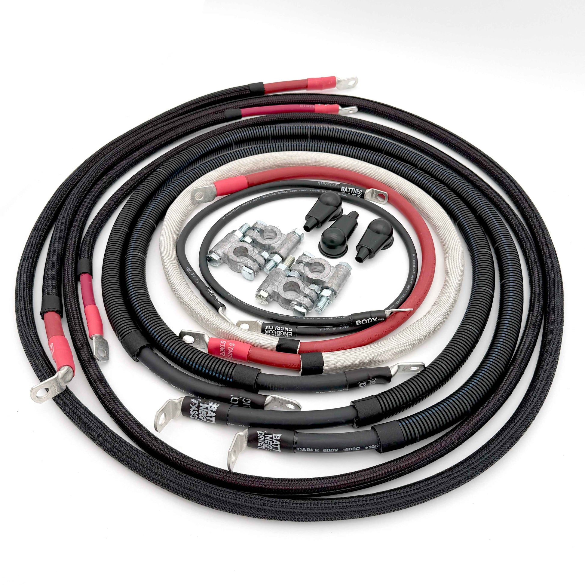 Ford Power Stroke 6.7 Diesel - F250/F350 Battery Cable Kit (2011-2016)