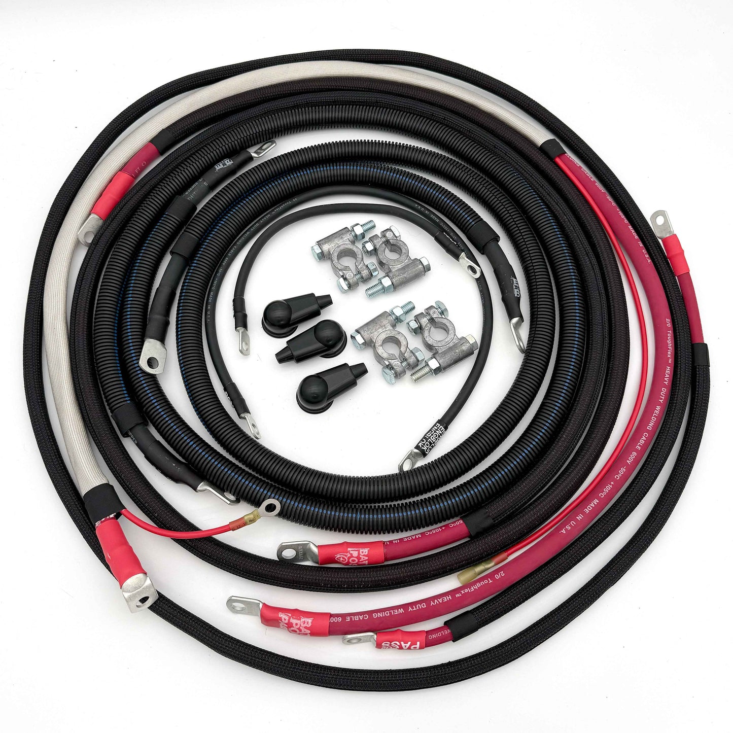 Ford Powerstroke 6.7 Diesel - F250/F350 Battery Cable Kit (2017-2021)