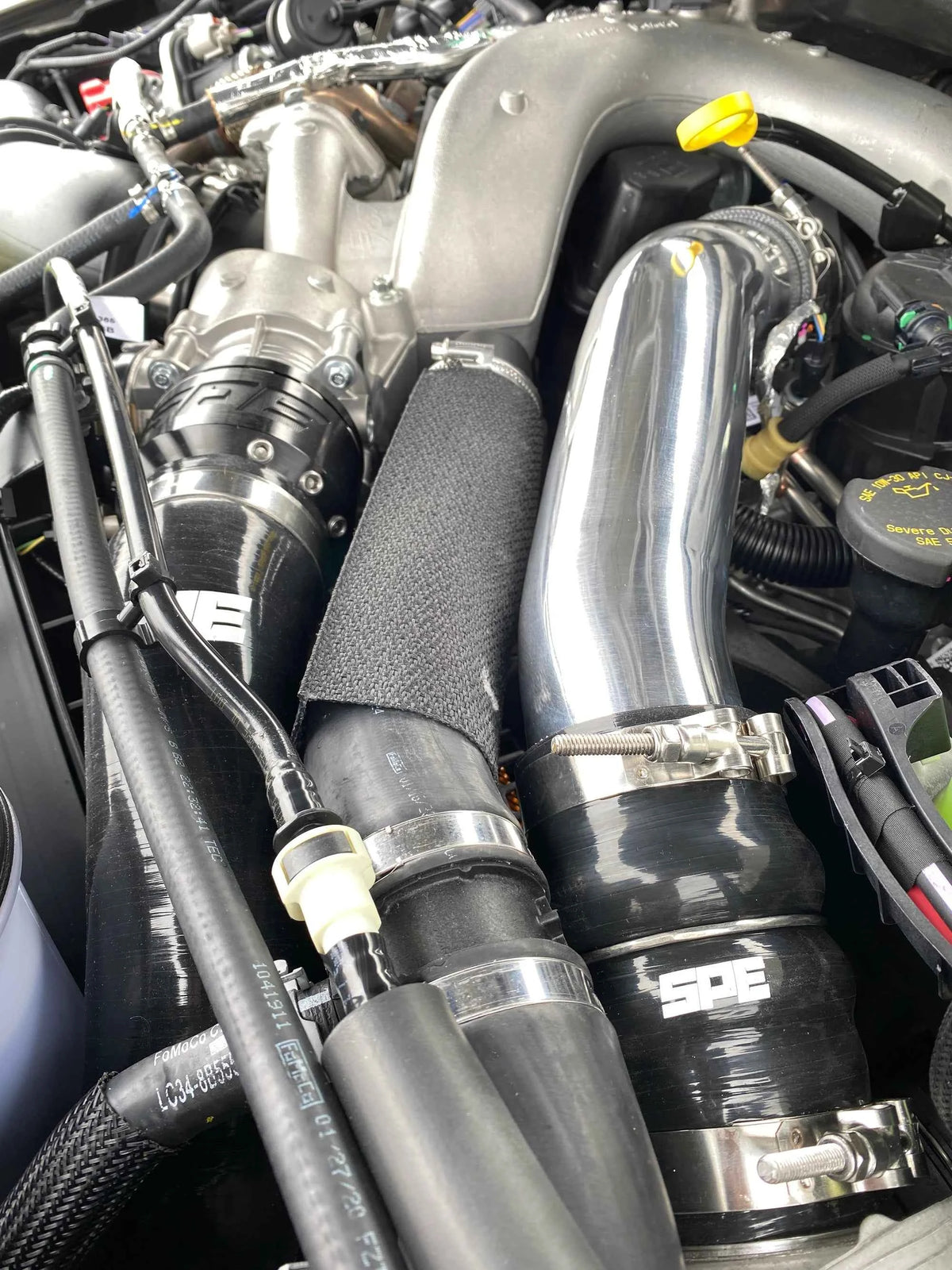 SPE 6.7L Powerstroke Hot Side Intercooler Pipe (Fits ALL year non-HO trucks) SPE-S100117 | 2011-2025 6.7L Powerstroke