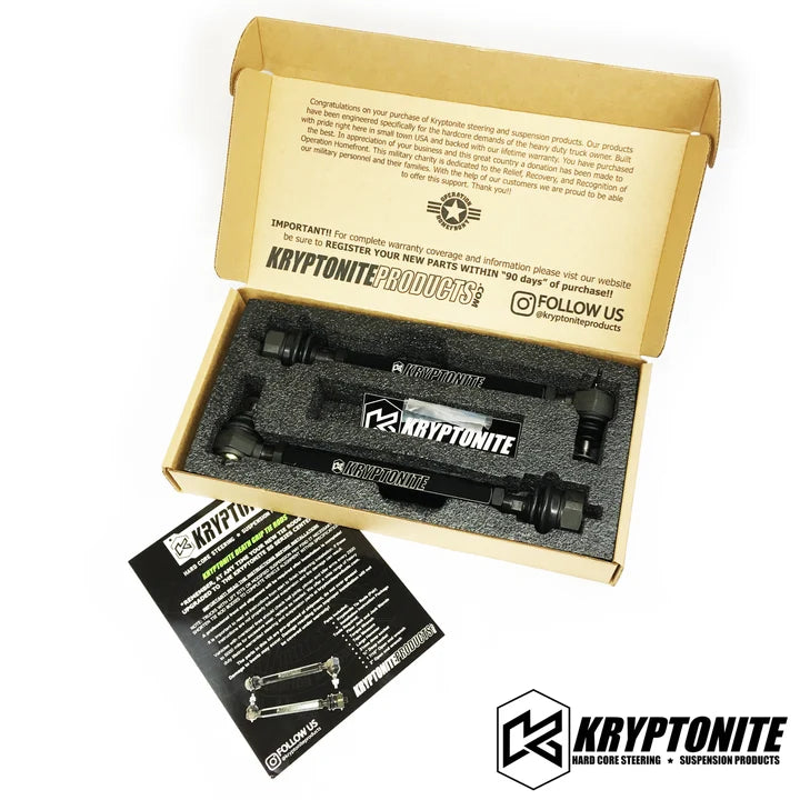 Kryptonite Tie Rods KRTR11 | 2011–2026 6.6L Duramax LML/L5P