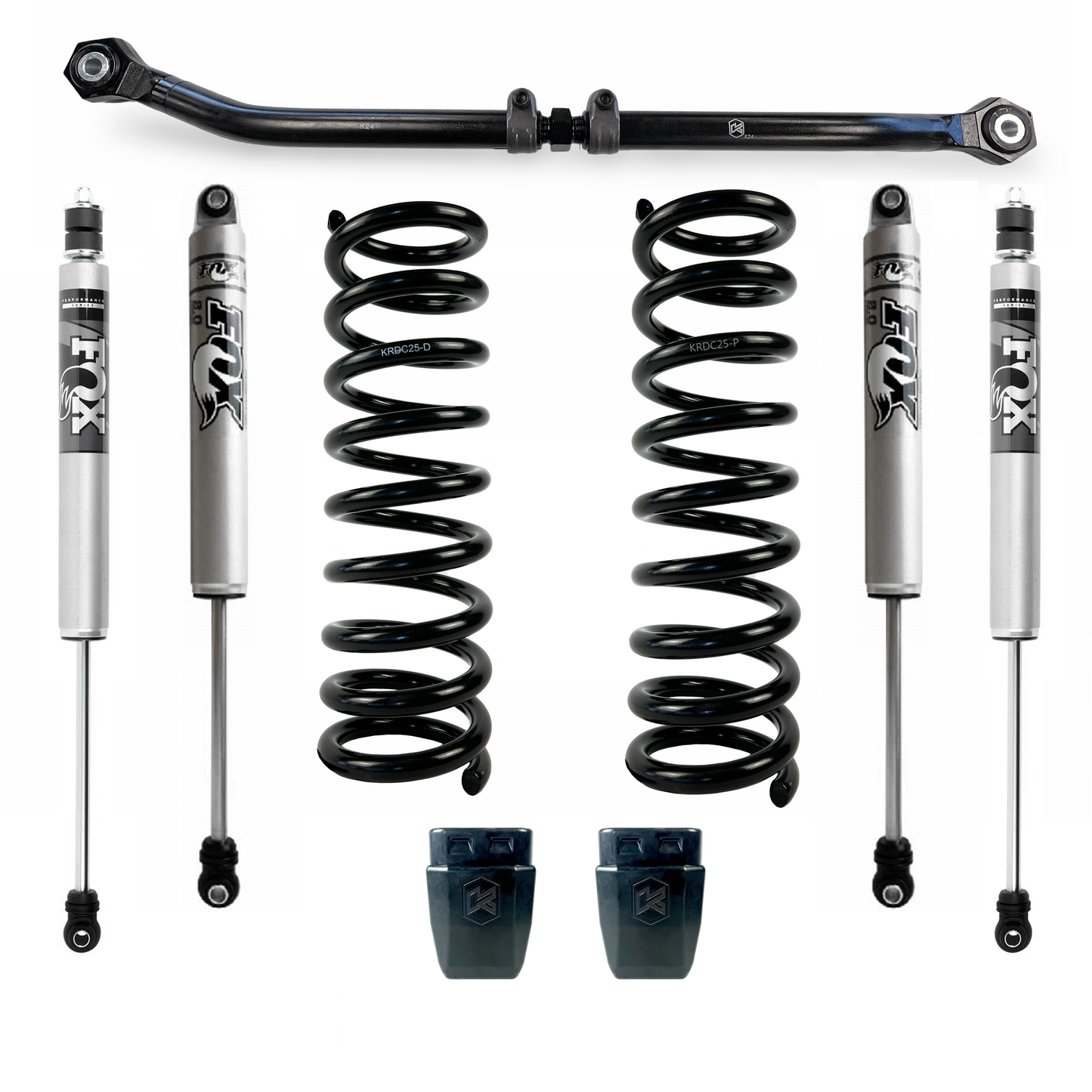 KRYPTONITE STAGE 2 LEVELING KIT WITH FOX SHOCKS FOR 2013-2026 RAM 3500 6.7 CUMMINS