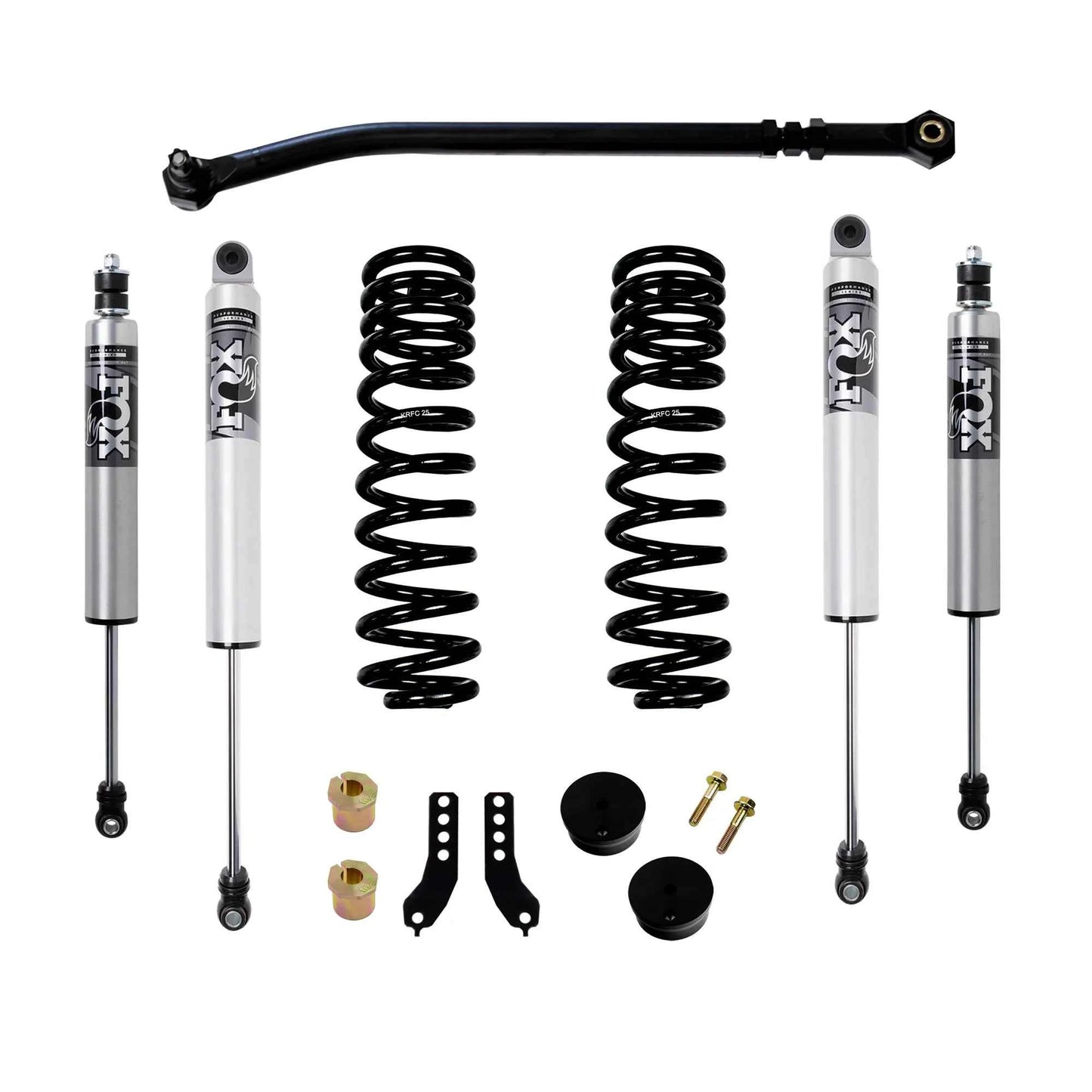 Kryptonite Stage 2 Leveling Kit with Fox Performance Series HTO Shocks KRFD17STAGE2FOXHTO | 2017-2022 6.7L Powerstroke