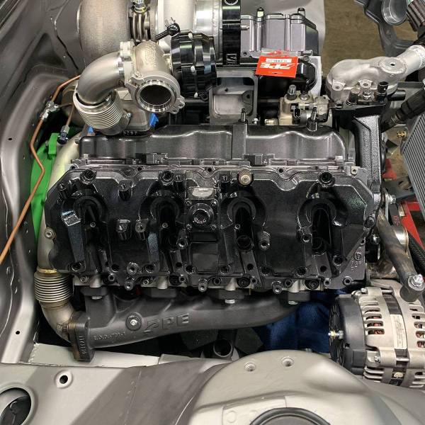 PPE High-Flow Exhaust Manifold & Up-Pipe Kit 116111000 | 2001-2004 Duramax 6.6L LB7