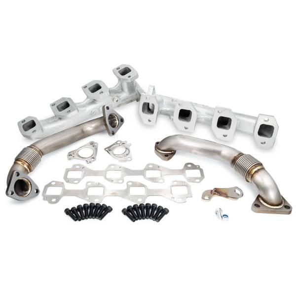 PPE High-Flow Exhaust Manifold & Up-Pipe Kit 116111000 | 2001-2004 Duramax 6.6L LB7