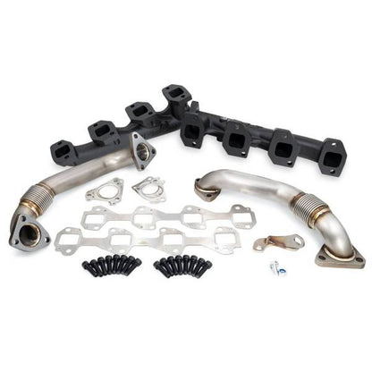 PPE High-Flow Exhaust Manifold & Up-Pipe Kit 116111000 | 2001-2004 Duramax 6.6L LB7
