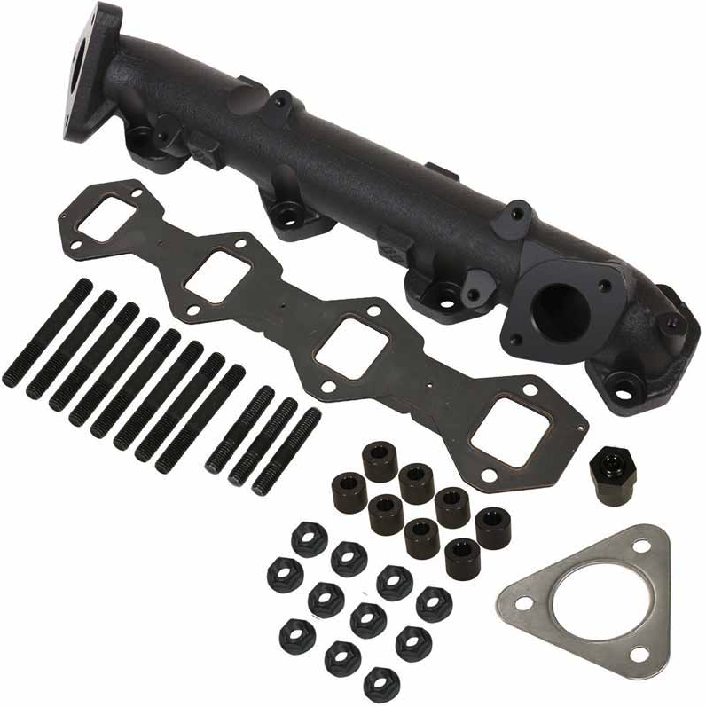 BD Diesel Right Side Exhaust Manifold Kit With Gaskets & Studs 1043005