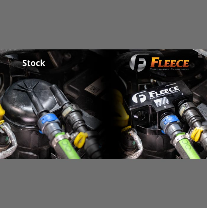 Fleece Billet Under Hood Fuel Filter Assembly FPE-FMC-UHFA-1123 | 2011-2025 6.7L Powerstroke