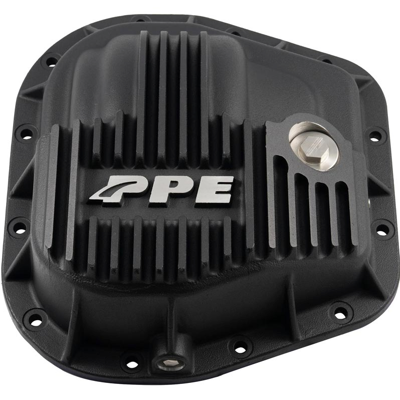 PPE 338051120 10.25"/10.5" Cast Aluminum Rear Differential Cover - Black