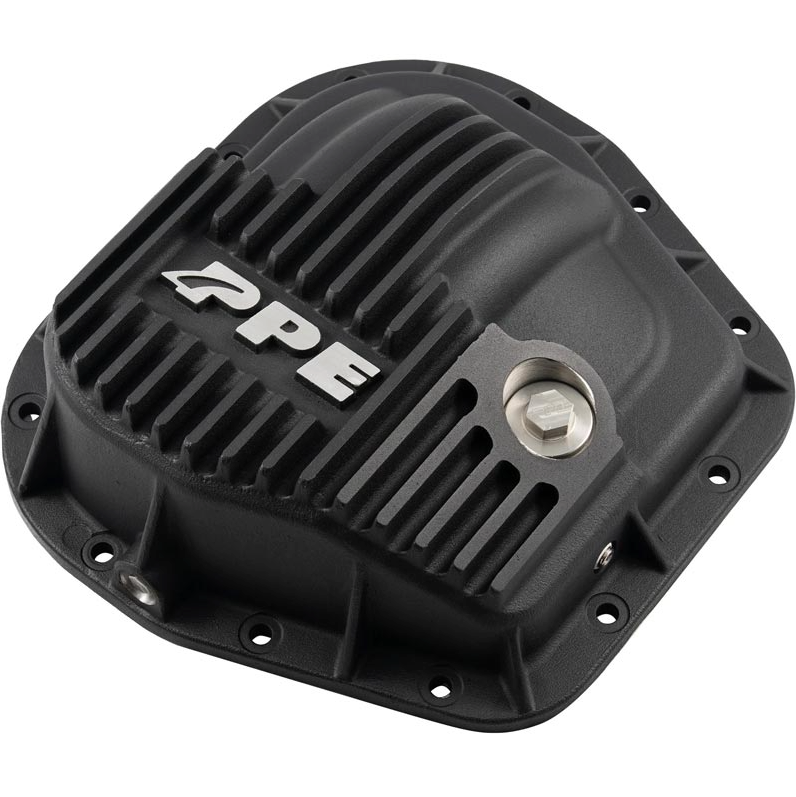 PPE 338051120 10.25"/10.5" Cast Aluminum Rear Differential Cover - Black